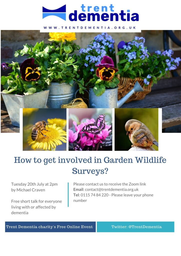 20th July Talk - Garden Wildlife Surveys